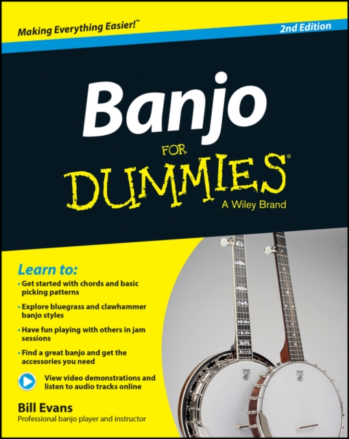 Banjo For Dummies : Book + Online Video and Audio Instruction, PDF eBook