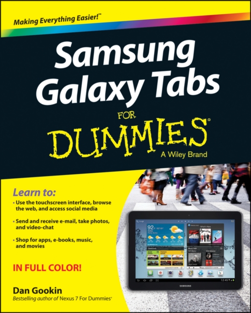 Samsung Galaxy Tabs For Dummies, Paperback Book