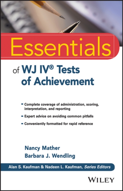 Essentials of WJ IV Tests of Achievement, Paperback / softback Book