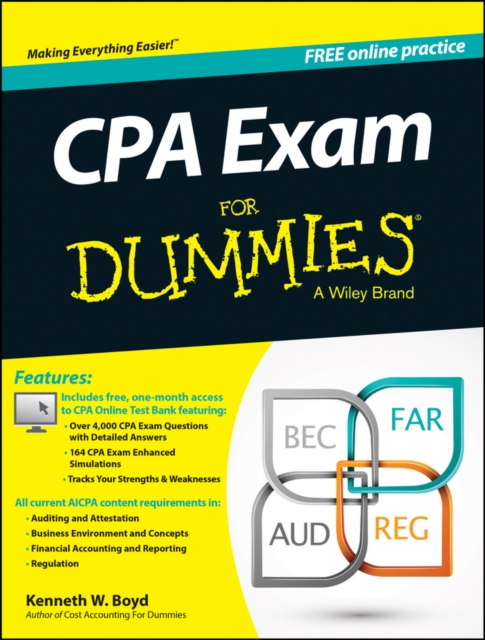 CPA Exam For Dummies with Online Practice, EPUB eBook
