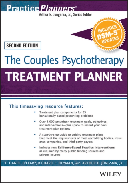 The Couples Psychotherapy Treatment Planner, with DSM-5 Updates, Paperback / softback Book