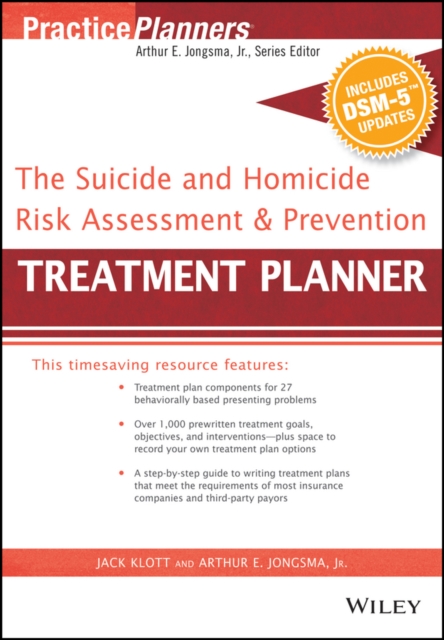 The Suicide and Homicide Risk Assessment and Prevention Treatment Planner, with DSM-5 Updates, Paperback / softback Book