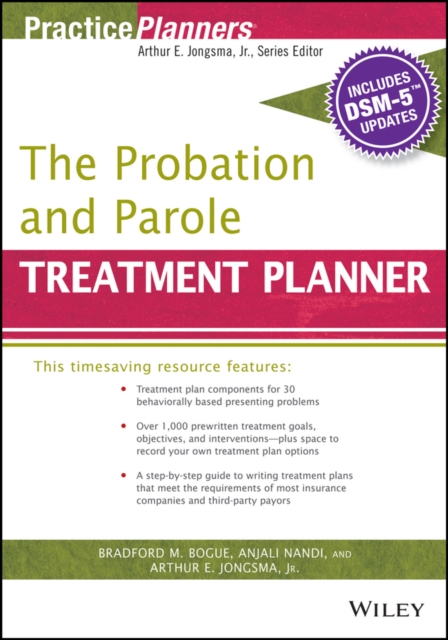 The Probation and Parole Treatment Planner, with DSM 5 Updates, PDF eBook