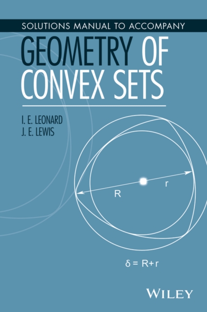Solutions Manual to Accompany Geometry of Convex Sets, Paperback / softback Book