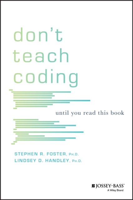 Don't Teach Coding : Until You Read This Book, PDF eBook