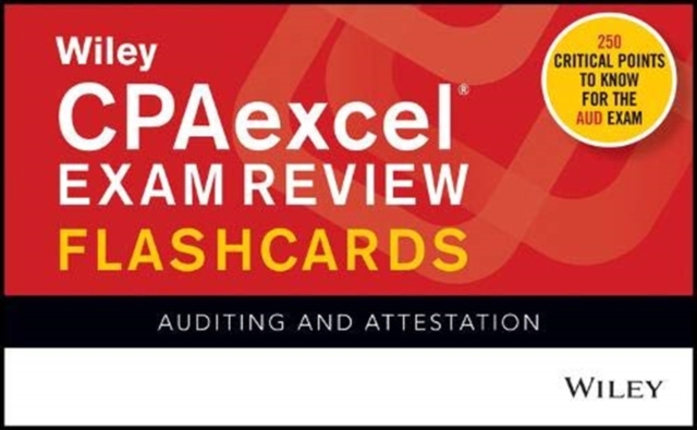 Wiley CPAexcel Exam Review 2020 Flashcards : Auditing and Attestation, Paperback / softback Book