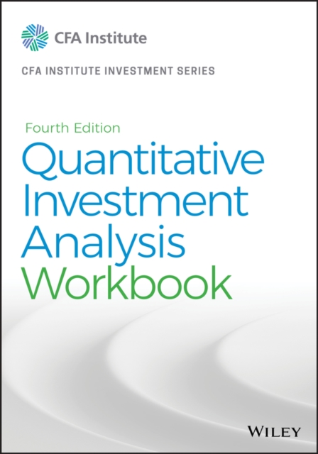Quantitative Investment Analysis, Workbook, Paperback / softback Book