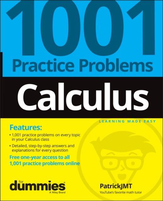 Calculus: 1001 Practice Problems For Dummies (+ Free Online Practice), EPUB eBook