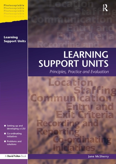 Learning Support Units : Principles, Practice and Evaluation, EPUB eBook