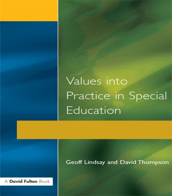Values into Practice in Special Education, EPUB eBook