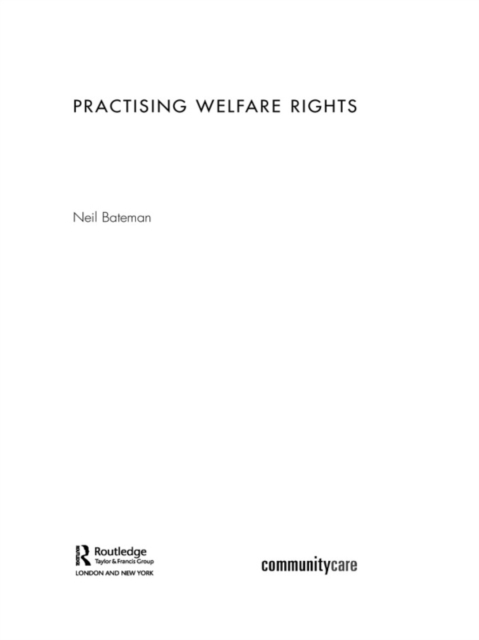 Practising Welfare Rights, PDF eBook