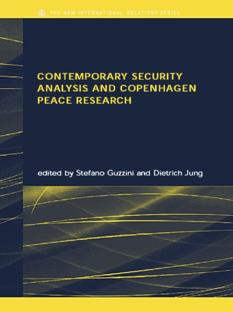 Contemporary Security Analysis and Copenhagen Peace Research, EPUB eBook
