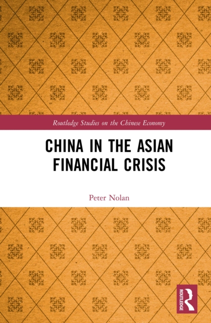 China in the Asian Financial Crisis, EPUB eBook