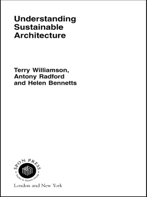 Understanding Sustainable Architecture, EPUB eBook