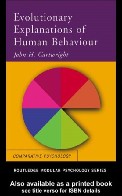 Evolutionary Explanations of Human Behaviour, PDF eBook