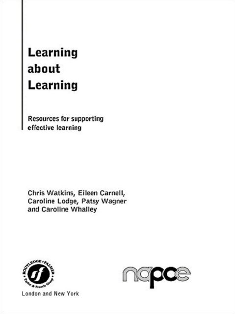 Learning about Learning : Resources for Supporting Effective Learning, EPUB eBook