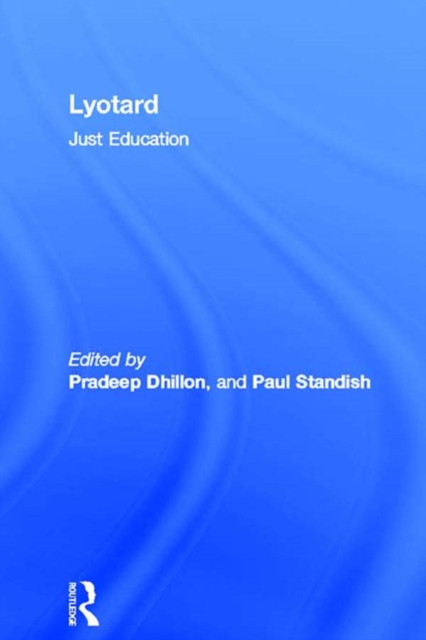 Lyotard : Just Education, PDF eBook