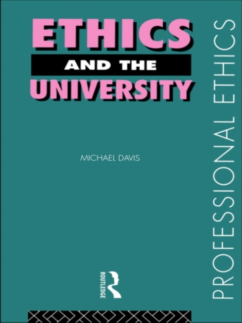 Ethics and the University, PDF eBook