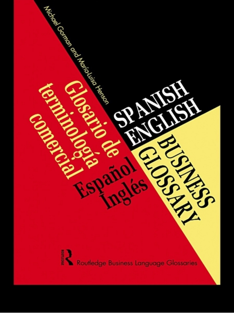 Spanish/English Business Glossary, EPUB eBook