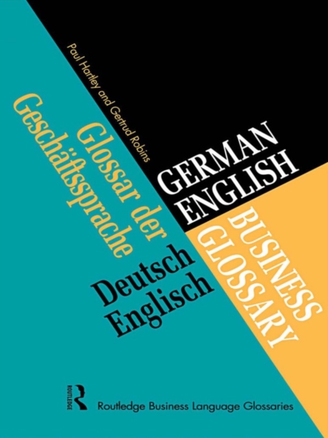 German/English Business Glossary, PDF eBook