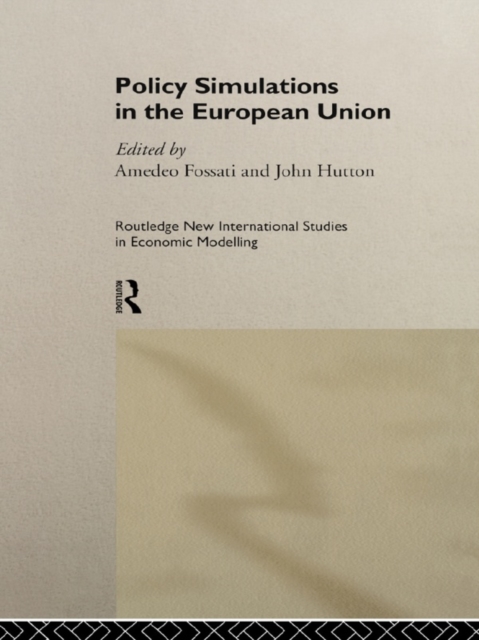 Policy Simulations in the European Union, EPUB eBook