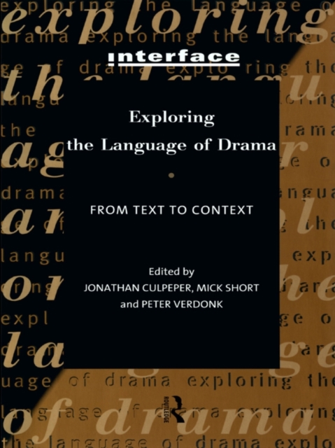Exploring the Language of Drama : From Text to Context, EPUB eBook