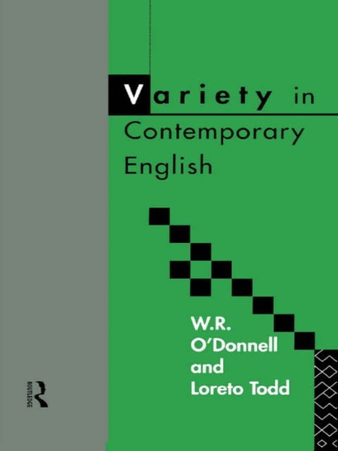 Variety in Contemporary English, PDF eBook