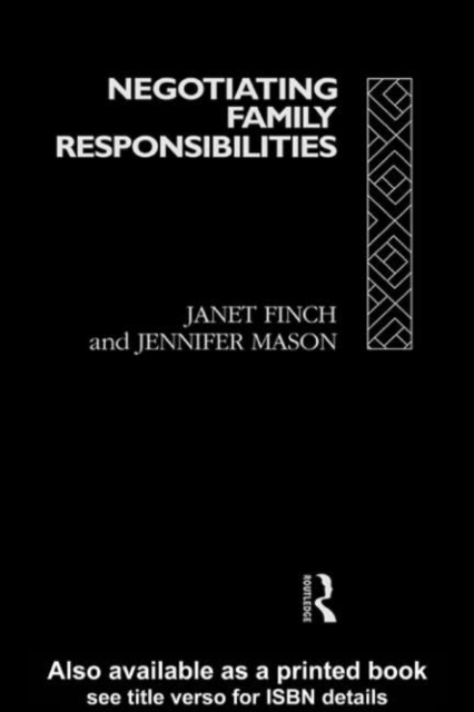 Negotiating Family Responsibilities, PDF eBook