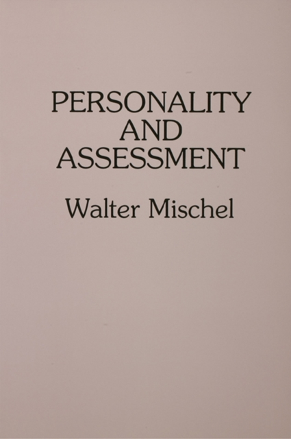 Personality and Assessment, PDF eBook