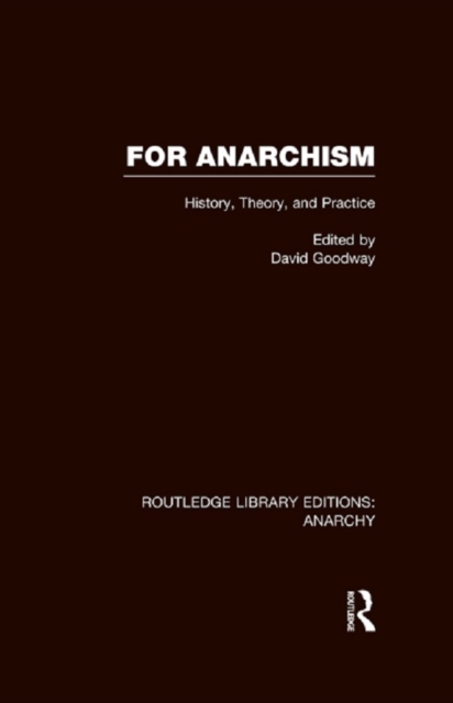 For Anarchism (RLE Anarchy), PDF eBook