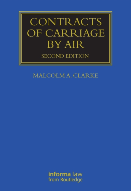 Contracts of Carriage by Air, PDF eBook