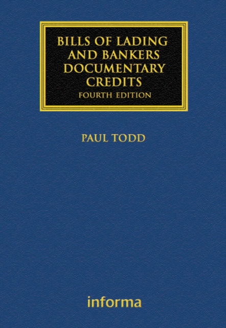Bills of Lading and Bankers' Documentary Credits, PDF eBook