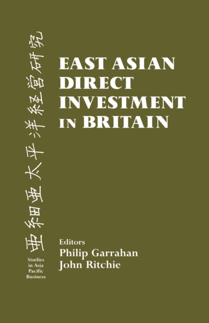 East Asian Direct Investment in Britain, PDF eBook