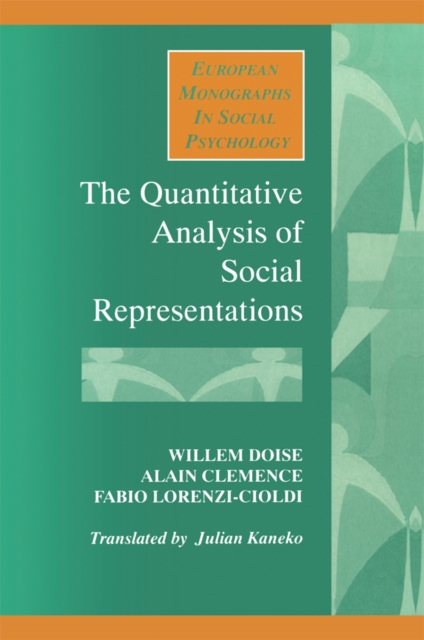 The Quantitative Analysis of Social Representations, EPUB eBook