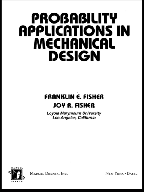 Probability Applications in Mechanical Design, EPUB eBook