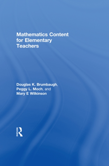 Mathematics Content for Elementary Teachers, EPUB eBook