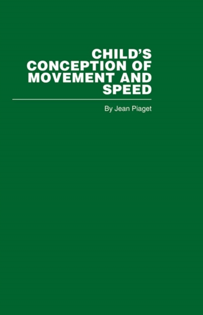 Child's Conception of Movement and Speed, EPUB eBook