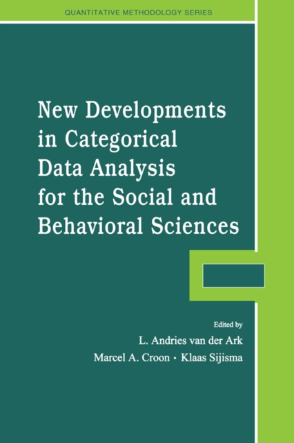 New Developments in Categorical Data Analysis for the Social and Behavioral Sciences, PDF eBook