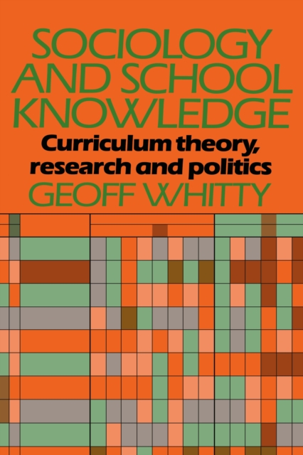Sociology and School Knowledge, EPUB eBook