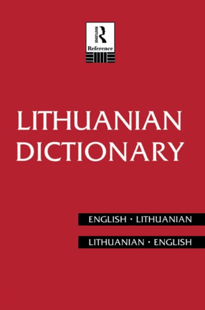 Lithuanian Dictionary : Lithuanian-English, English-Lithuanian, PDF eBook