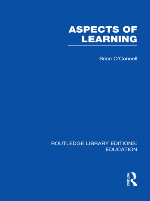 Aspects of Learning (RLE Edu O), EPUB eBook