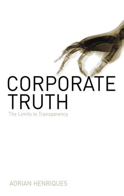 Corporate Truth : The Limits to Transparency, EPUB eBook