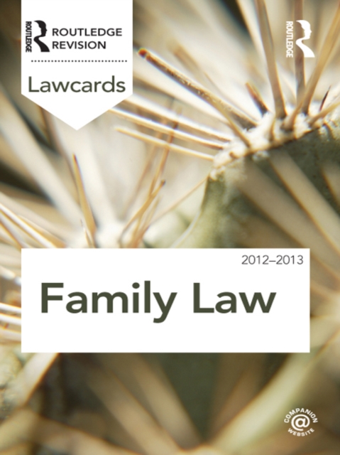 Family Lawcards 2012-2013, EPUB eBook
