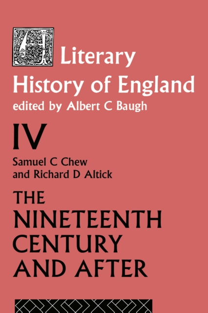 A Literary History of England Vol. 4, EPUB eBook