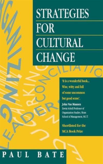 Strategies for Cultural Change, Hardback Book