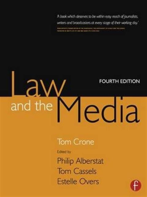 Law and the Media, Hardback Book