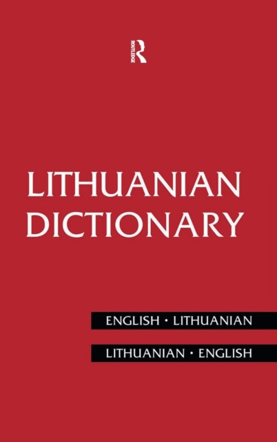 Lithuanian Dictionary : Lithuanian-English, English-Lithuanian, Hardback Book