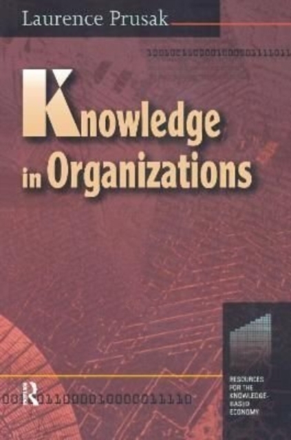 Knowledge in Organisations, Hardback Book