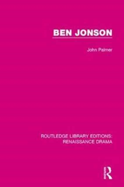 Ben Jonson, Hardback Book