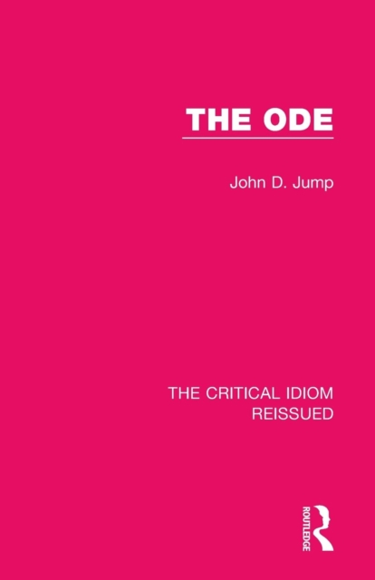 The Ode, Paperback / softback Book